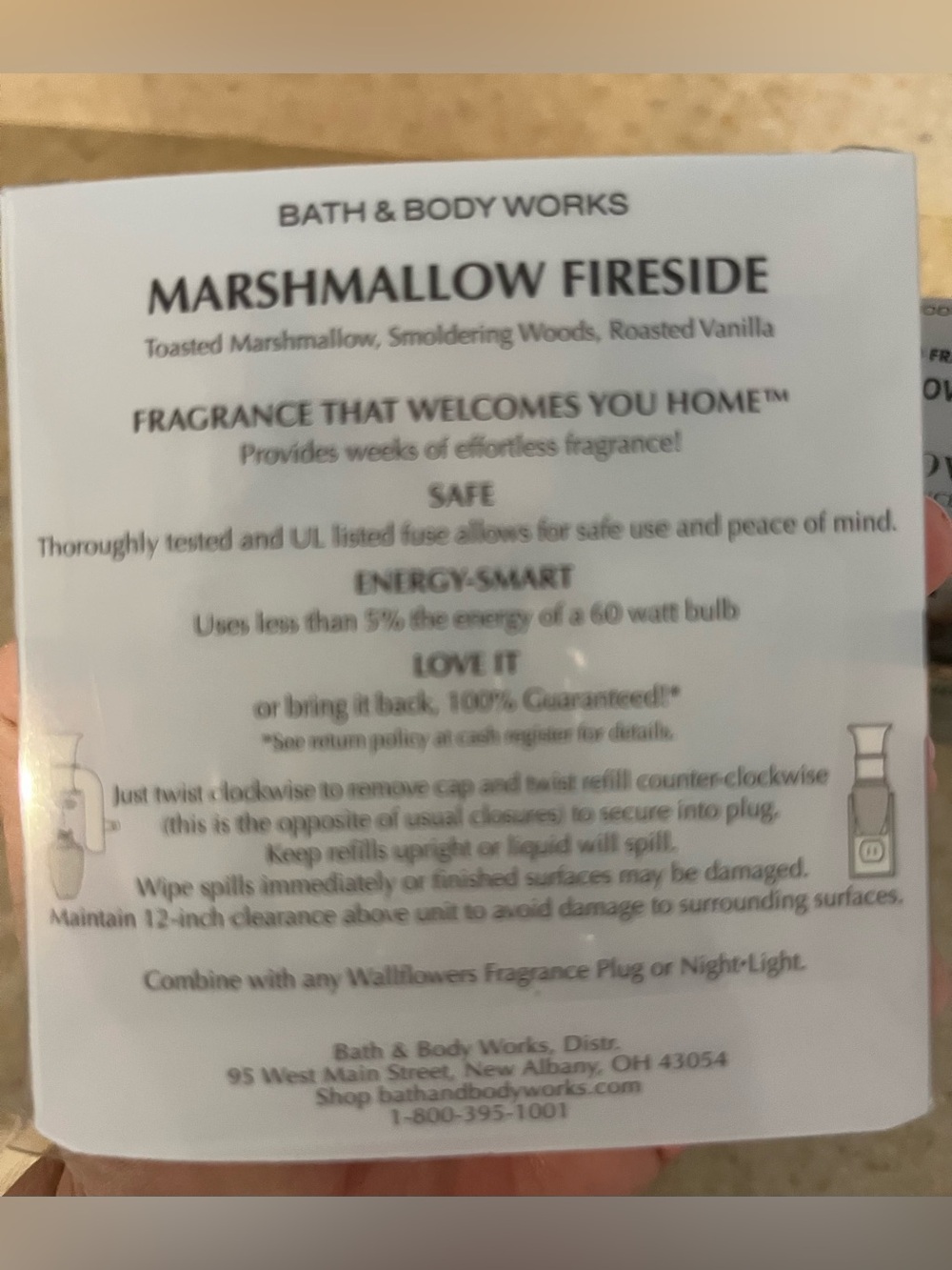 5 Refills-Bath & Body Works Marshmallow Fireside Wallflowers Refills - Picture 3 of 3